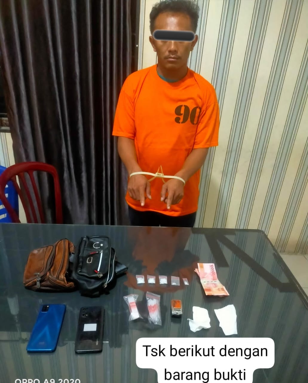 Pengedar Sabu di Karo tak Bisa Kabur Dikepung Polisi