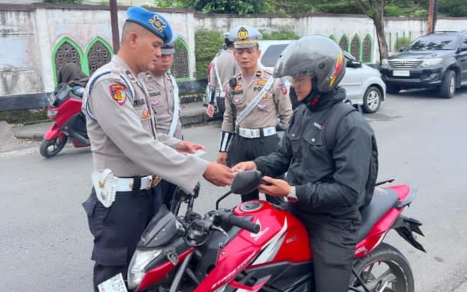 10 Hari Ops Keselamatan Toba, Sat Lantas Polrestabes Medan Tilang 756 Pengendara