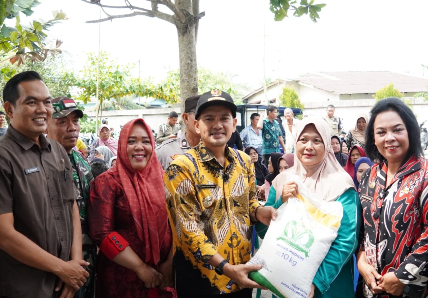 Wali Kota Tebingtinggi, Iman Ardian Saragih Tinjau Penyaluran Beras Bapanas