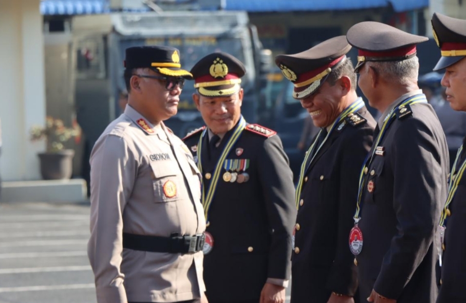 27 Personel Purna Bakti, Kombes Pol Gidion Ucapkan Terima Kasih Pengabdian dan Dedikasinya