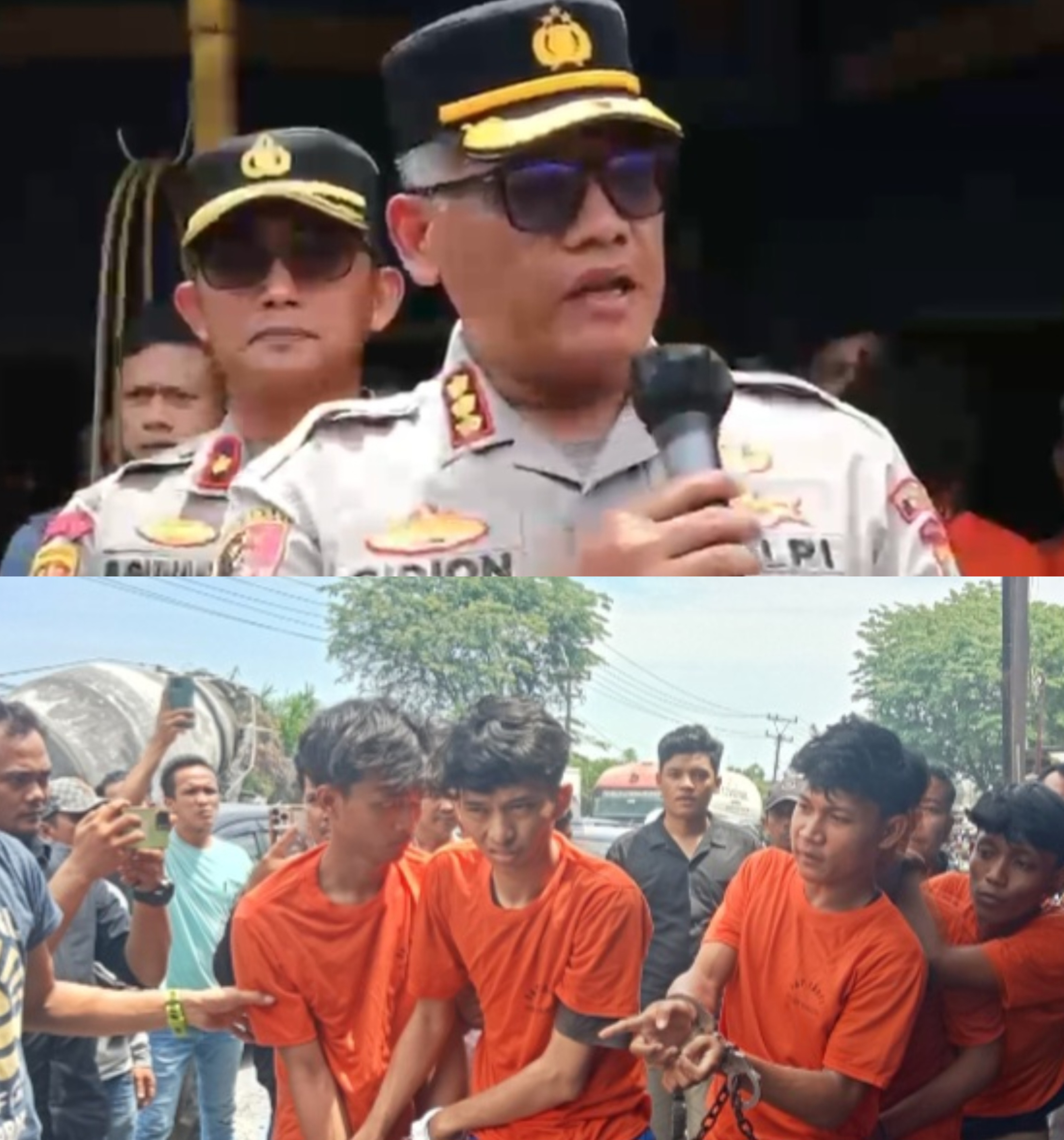 Polsek Sunggal Tangkap 5 Begal, 2 Didorr : Para Pelaku Positif Narkoba