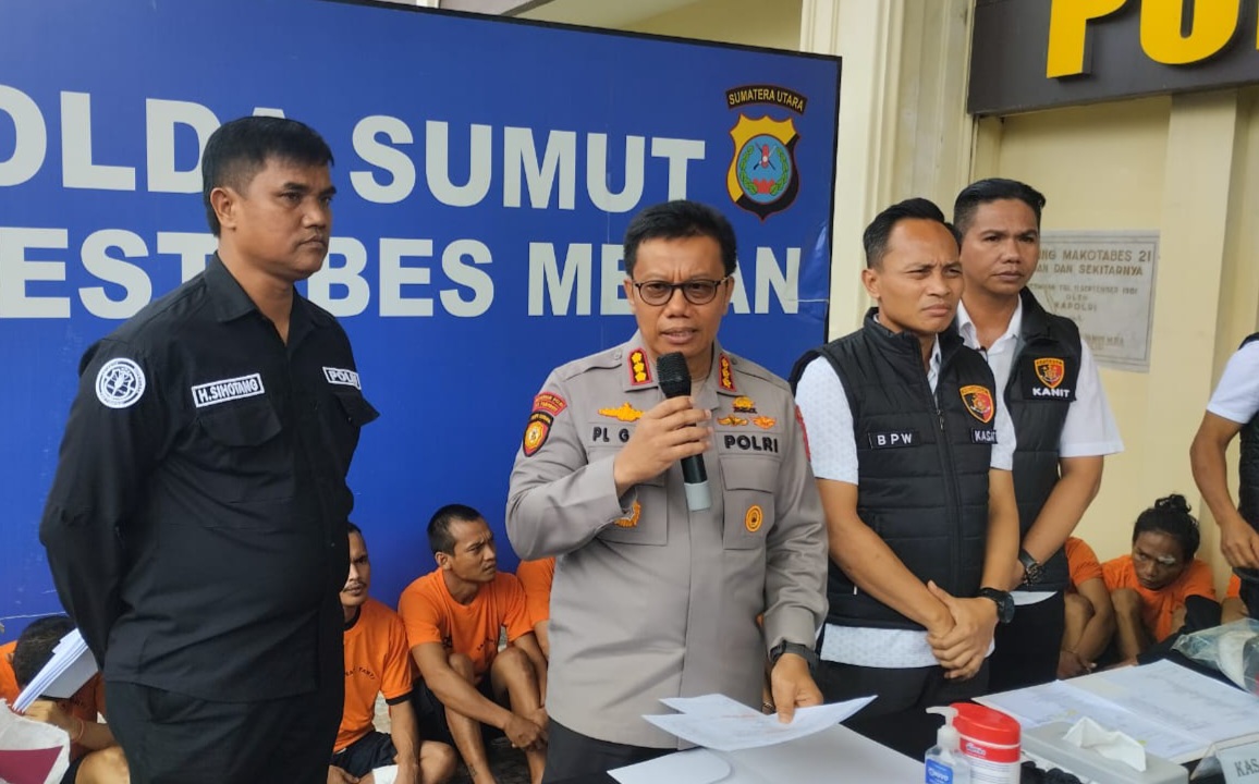 Sepekan, Polrestabes Medan Tangkap 21 Bandit Jalanan : Pelaku ada Yang Ditembak