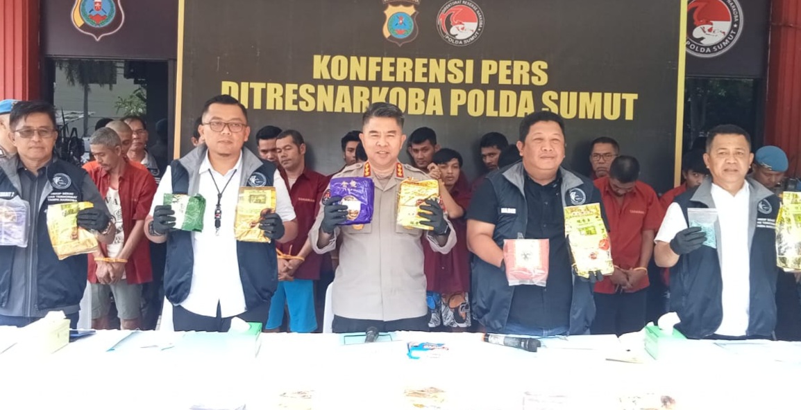 Dua Warga Aceh Gagal Selundupkan Narkoba : Bb 5 Kg Sabu Dibawa Jalur Darat
