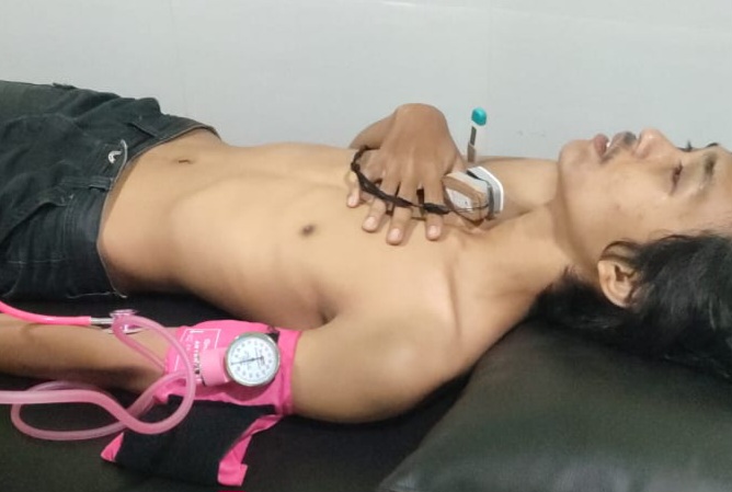 Oknum Polisi Pecatan Aniaya Warga Desa Mekar Sari Hingga Muntah-muntah