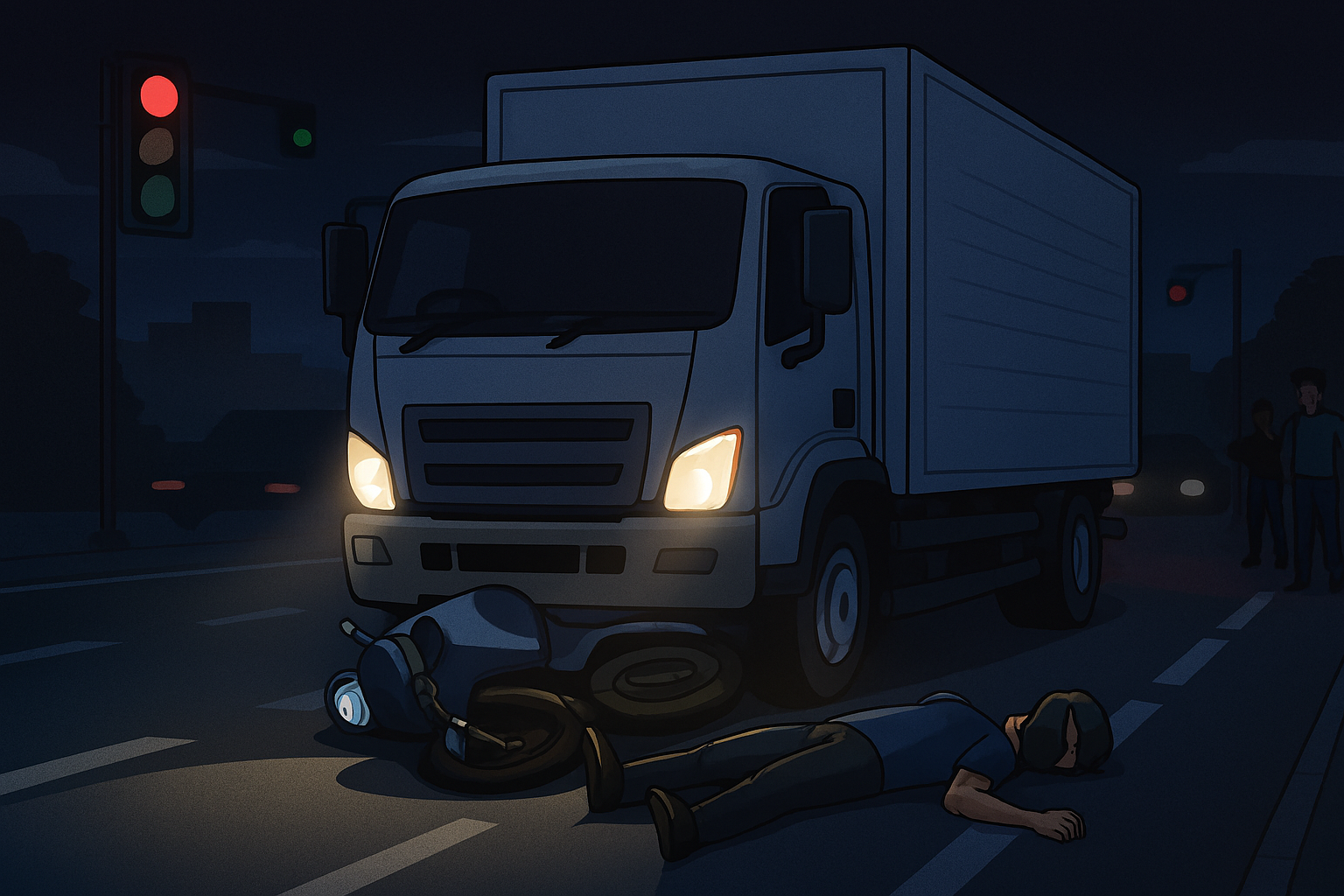 Tragis, Pengendara Motor Tewas Setelah Terseret di Kolong Truk 