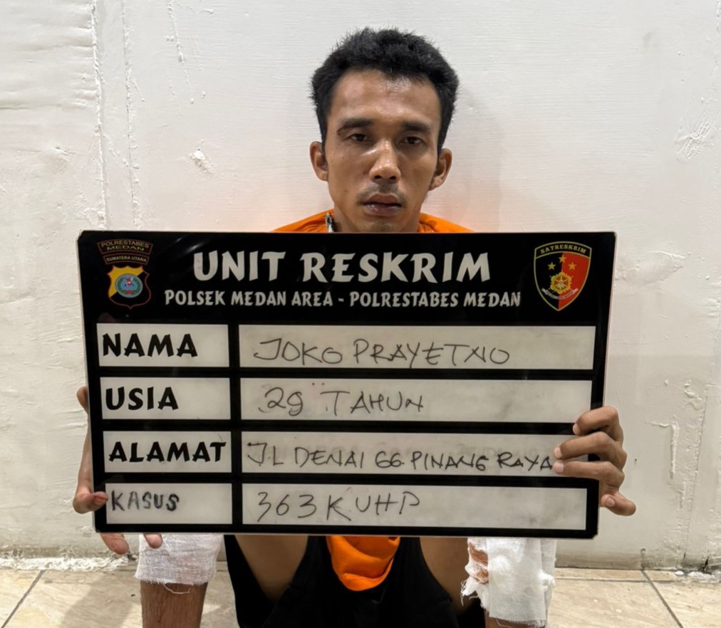 Saat Pengembangan, Polrestabes Medan Tembak Kaki Residivis Rayap Besi, Dua Lagi Buron
