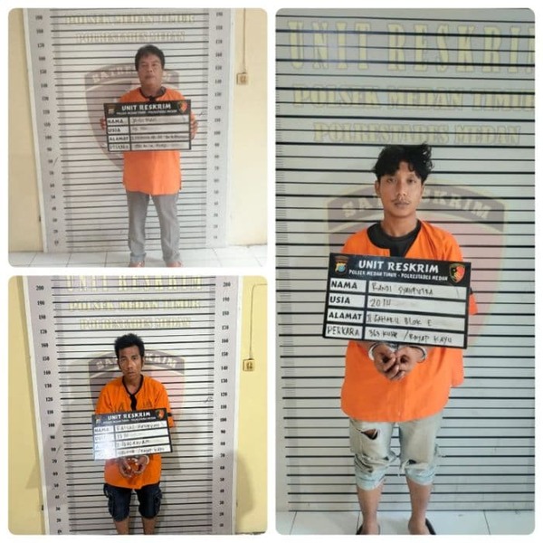 Lagi, Polsek Medan Timur Tangkap Spesialis "Rayap Kayu" dan Penadah