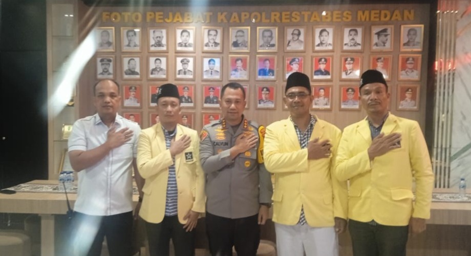 Kapolrestabes Medan Terima Audiensi Panitia Zikir Akbar Nasional Thoriqoh Naqsyabandiyah Indonesia