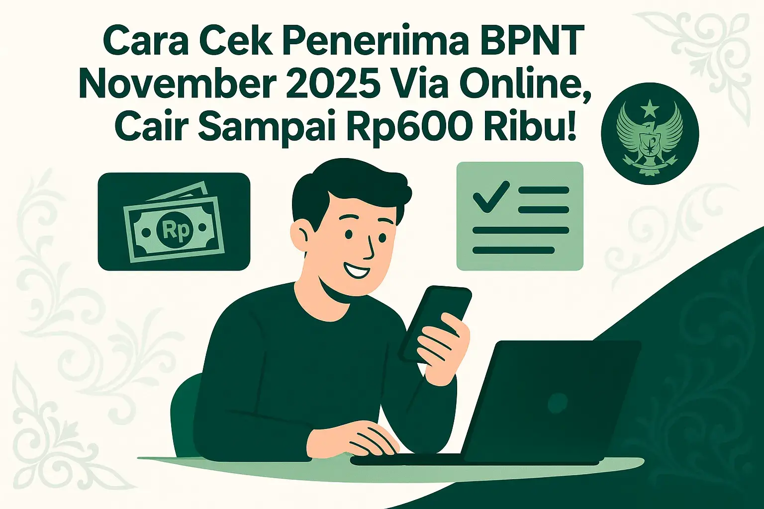 Cara Cek Penerima BPNT November 2025 Via Online, Cair Sampai Rp600 Ribu!