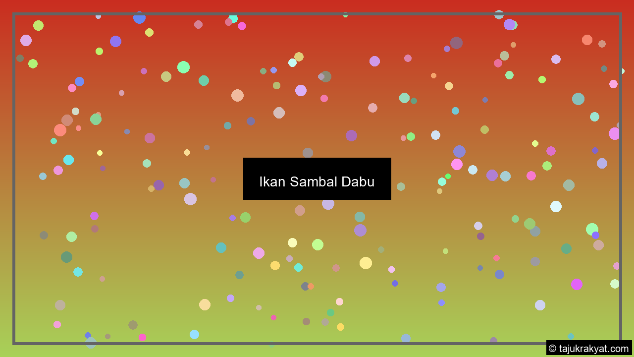 Ikan Sambal Dabu