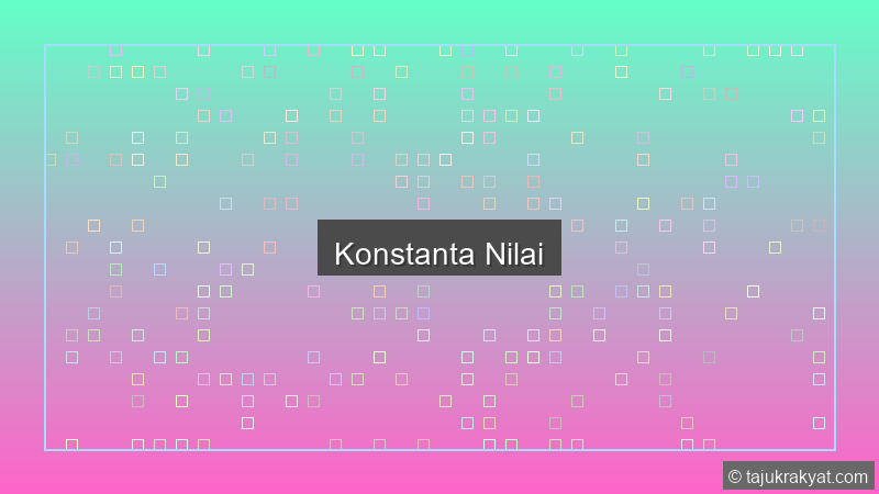 Konstanta Nilai
