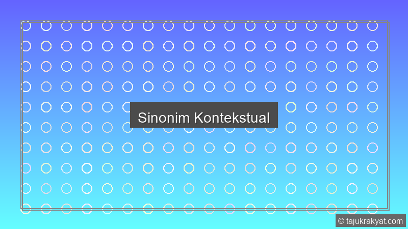 Sinonim Kontekstual