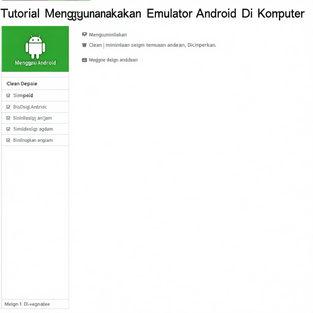 Tutorial Menggunakan Emulator Android Di Komputer