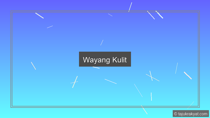 Wayang Kulit