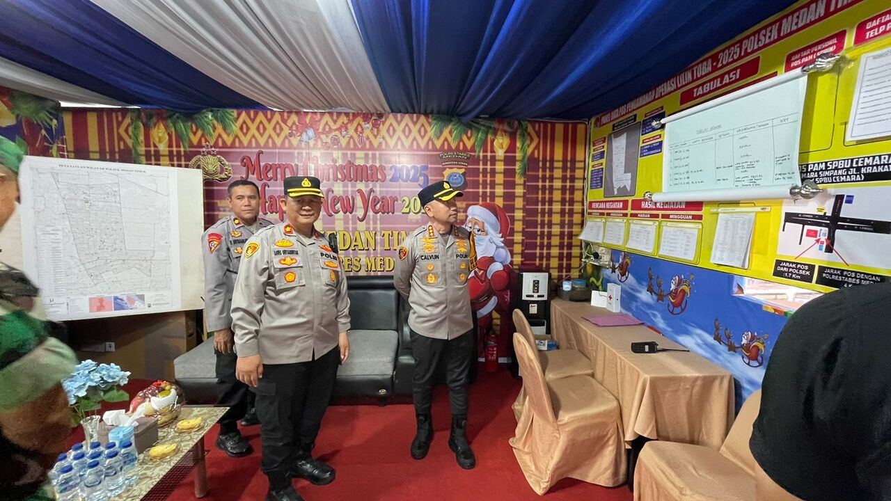 Kapolrestabes Medan Instruksikan Cek Berlapis Posko Ops Lilin Toba 2025