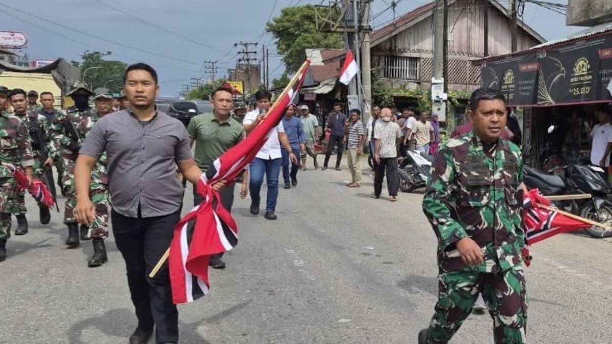 Viral ! Video TNI Bubarkan Konvoi Bawa Bendera Aceh, Apa Alasannya..?