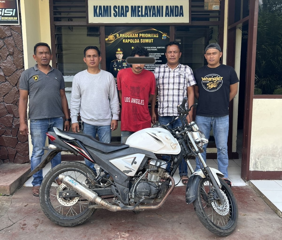 Maling Motor Ditangkap Usai Sehari Beraksi