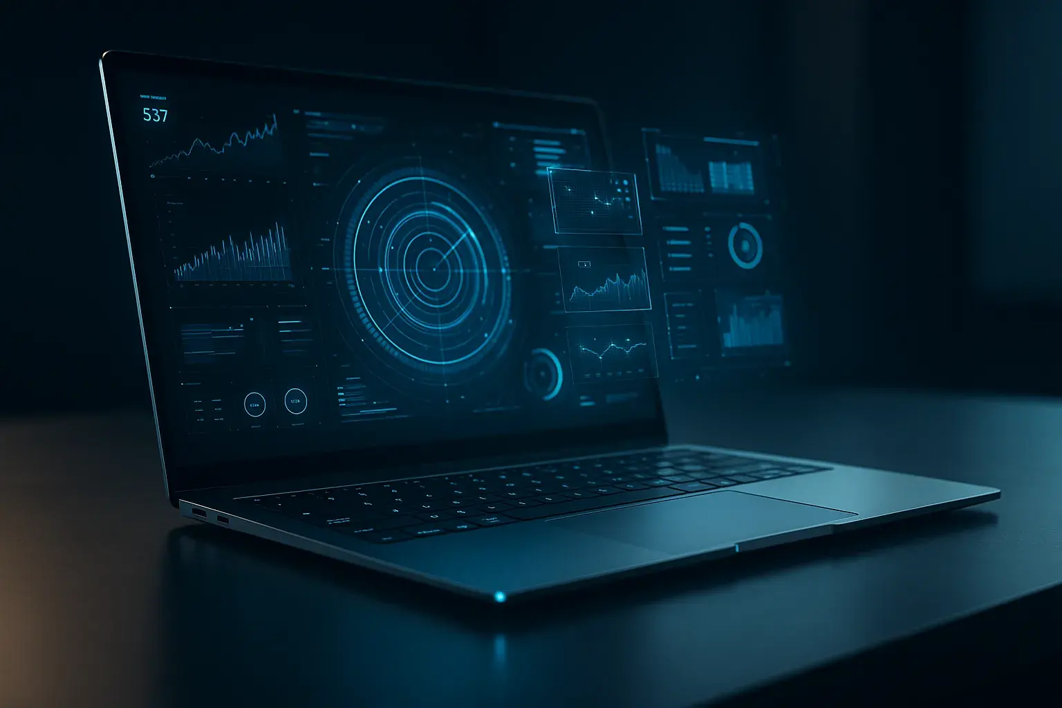 Laptop Tipis Modern Dengan Performa Cepat Dan Efisien