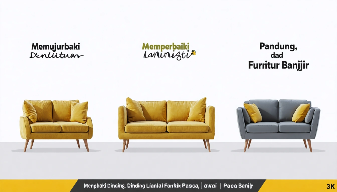 Panduan Memperbaiki Dinding, Lantai, dan Furnitur Pasca Banjir
