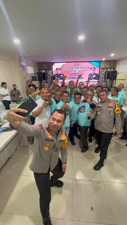 Rilis Akhir Tahun 2025 : Support Media Sangat Membantu Kinerja Polrestabes Medan