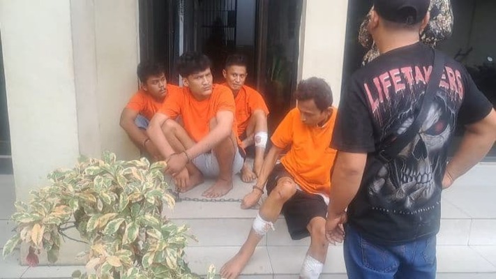 Sindikat Spesialis Curanmor di Parkiran Masjid Tersungkur Ditembak