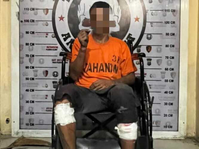 Melawan saat Ditangkap, Pelaku Curas Terpaksa Ditembak Polisi