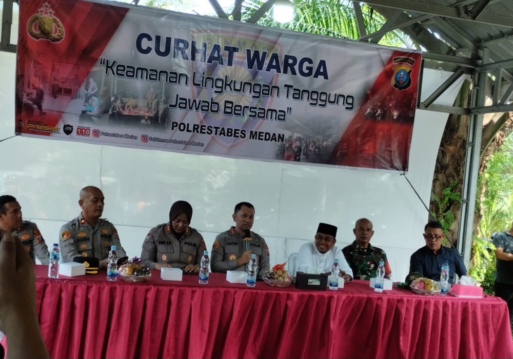 Kapolrestabes Medan Tanggapi Keluhan Warga Percut : Polri Komit Perkuat Keamanan Lingkungan