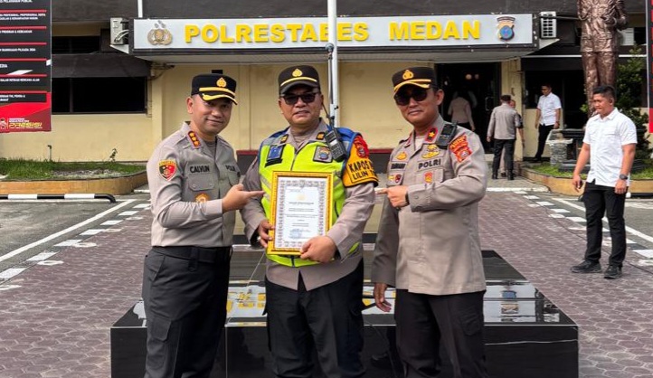 Pos Pam RCW Medan Juara II Kinerja Terbaik Jajaran Polrestabes Medan : Kombes Pol Calvijn Berikan Apresiasi