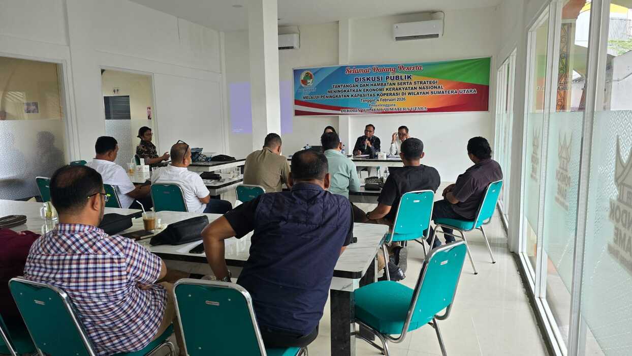 Dekopin Sumut Komit Dukung Ekonomi Kerakyatan Melalui Koperasi : 6100 KDKMP Baru Terbentuk