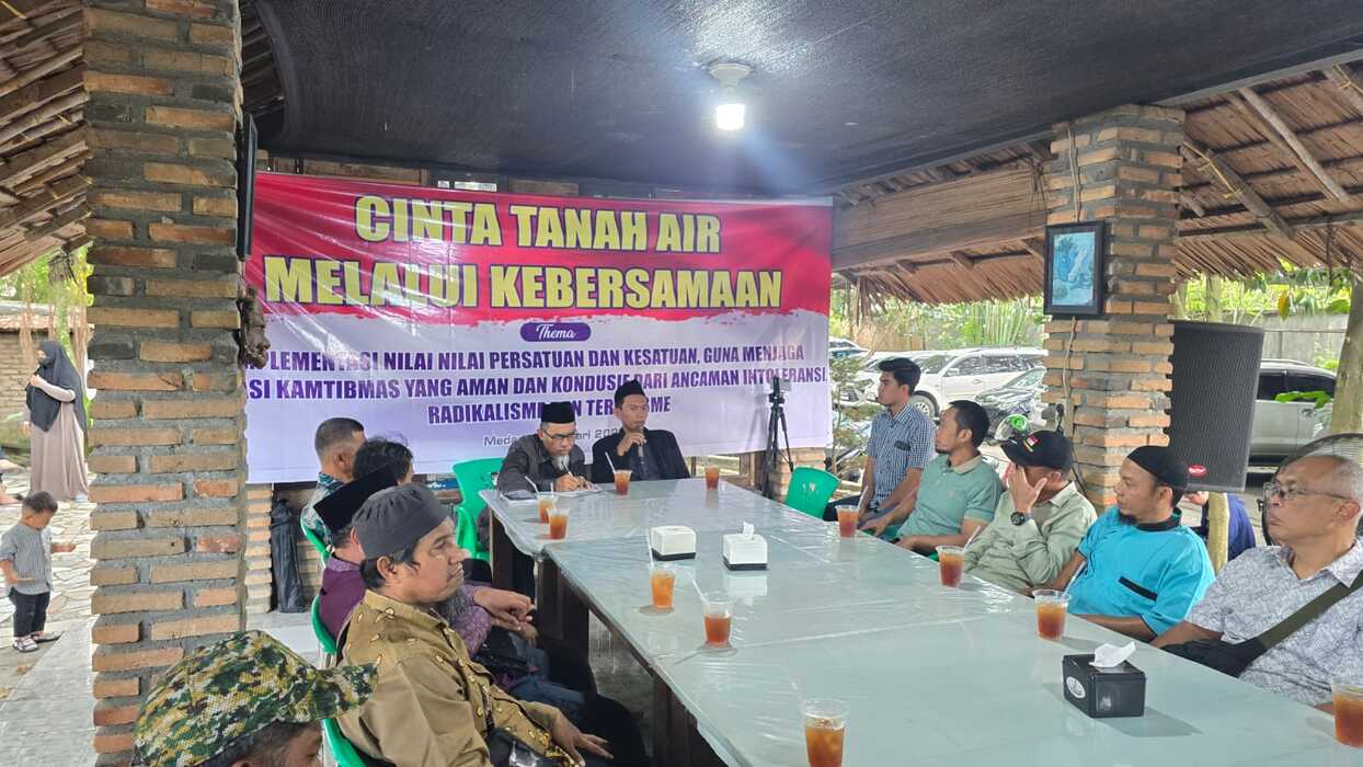 Eks JI dan JAD Kota Medan Siap Jaga Persatuan dan Kesatuan