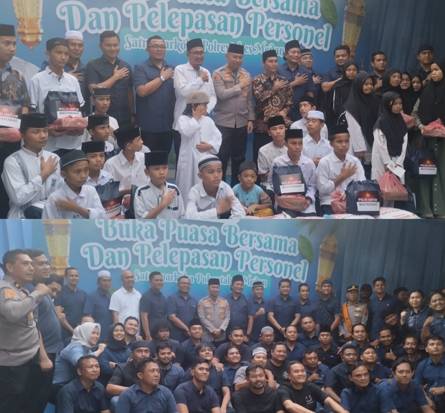 Satres Narkoba Polrestabes Medan Bukber dan Berbagi : Hidup-Mati Sekali, Sekali Hidup Harus Berarti