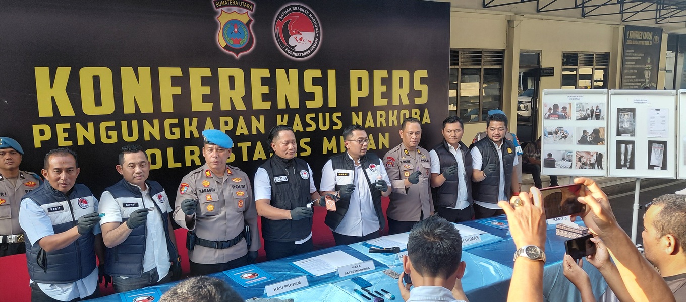 Polrestabes Medan Ungkap Pengunaan Vape Liquid Berisi Narkoba, Selebgram DJ Diamankan