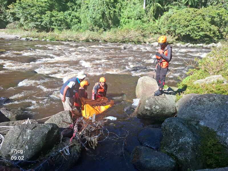 Di Hari ketujuh, Pencarian Korban Hanyut di Sungai Dihentikan, Jasad Korban Ditemukan