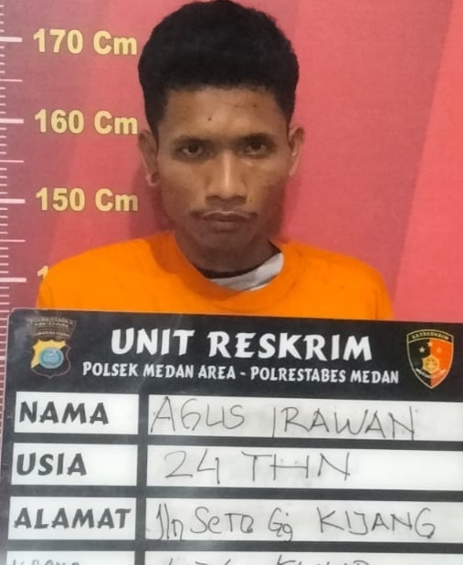 Polsek Medan Area Boyong Spesialis Pencuri Tabung Gas 3 Kg : Modus Congkel Pintu Besi