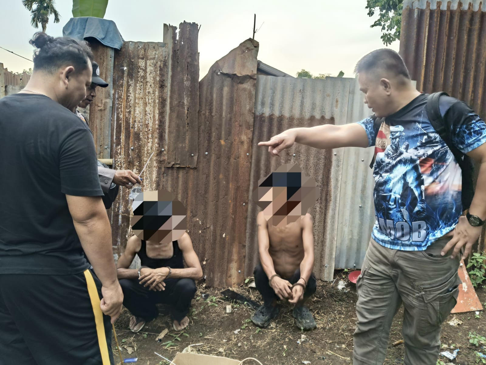 Dua Pengguna Sabu tak Bisa Kabur saat Digerebek Polisi