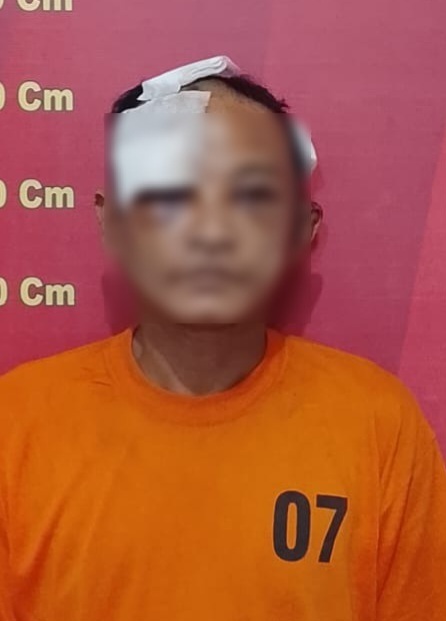 Polsek Medan Area Amankan Pelaku Pencurian Usai Diamuk Massa