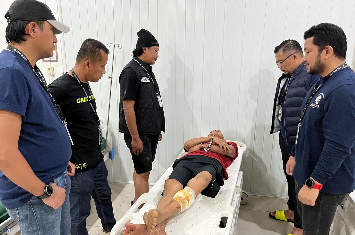 Satres Narkoba Polrestabes Medan Tembak Spesialis Pengedar Sabu Pinggir Rel : Pelaku Residivis 8 Kali Dipenjara