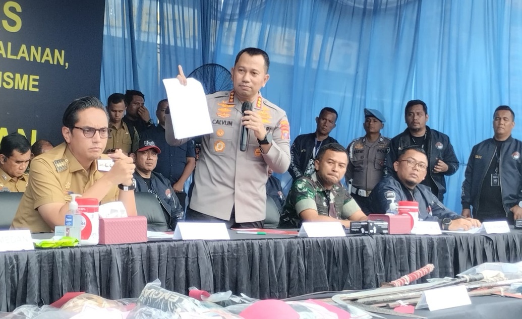 Kombes Pol Calvijn : Tren Kriminalitas Kota Medan Turun, Pengungkapan Kasus Narkoba Naik