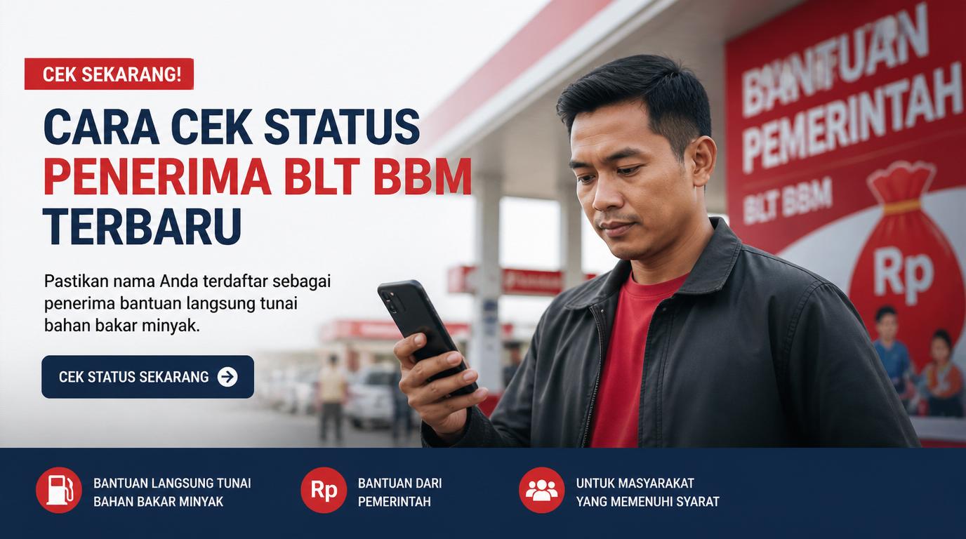 Cara Cek Penerima BLT BBM Terbaru Menggunakan HP Secara Online