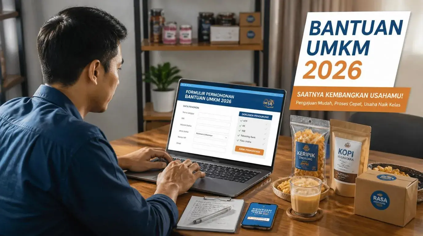 Cara Mengajukan Bantuan UMKM 2026 Secara Online Beserta Syarat Lengkapnya