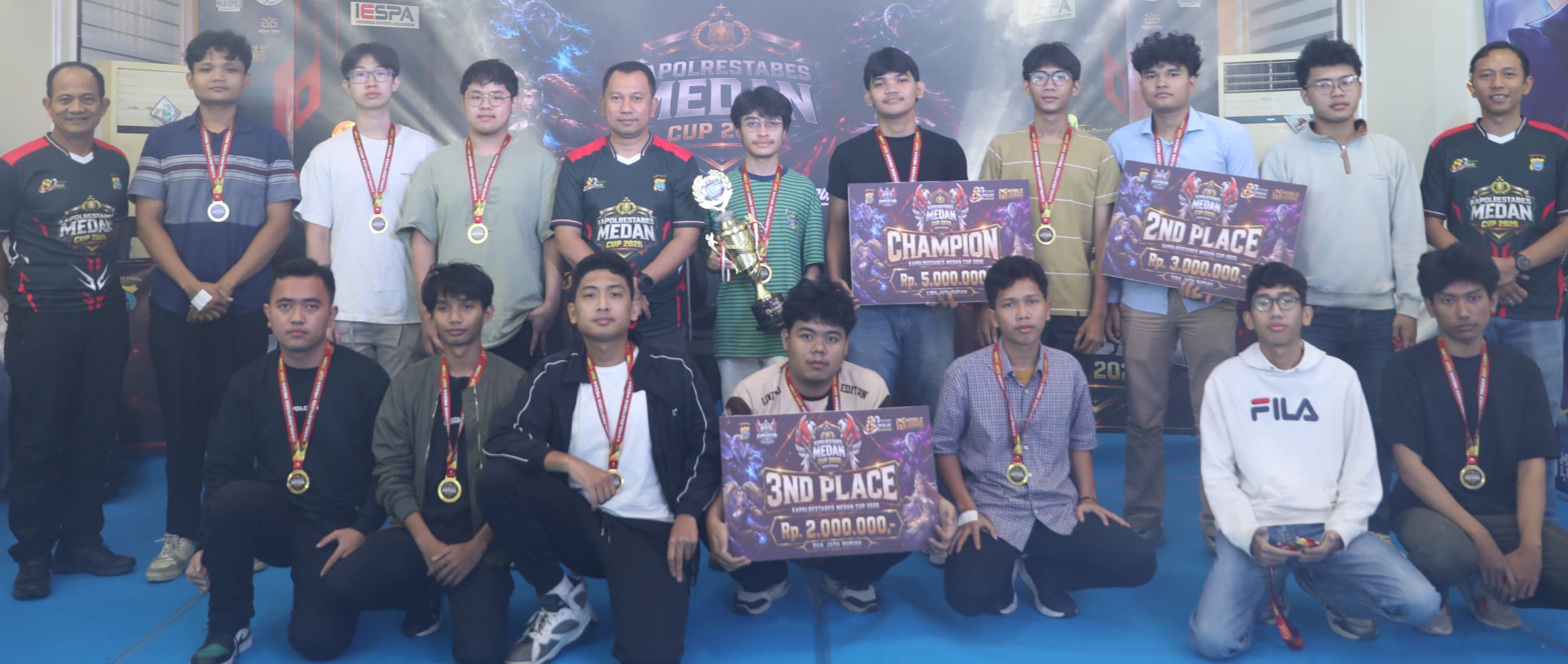 Jelang HUT Bhayangkara ke 80, Polrestabes Medan Gelar Turnamen Esports "Dream to Become"