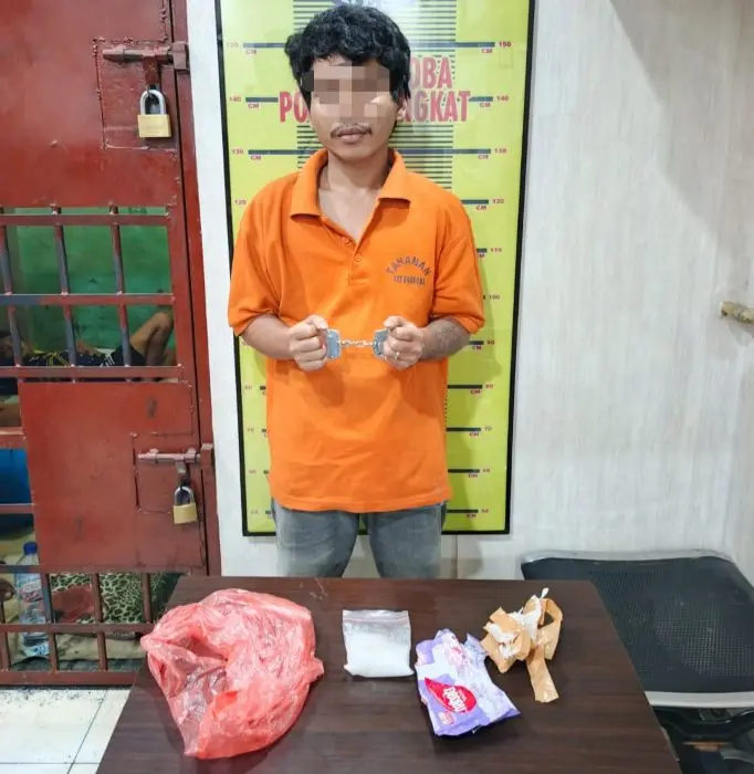 Warga Sunggal Jual Sabu di Langkat, Aksinya Terendus Polisi dan Kini Masuk Sel