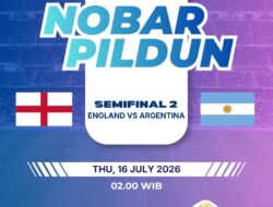 Jadwal nonton bareng Piala Dunia 2026.