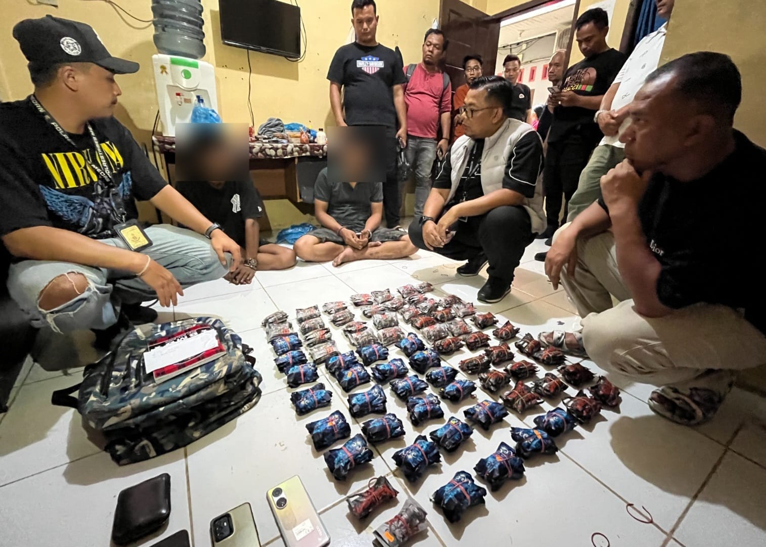 Polisi Gerebek Gudang Penyimpanan Vape Narkoba Asal Malaysia, 2 Pelaku Diamankan