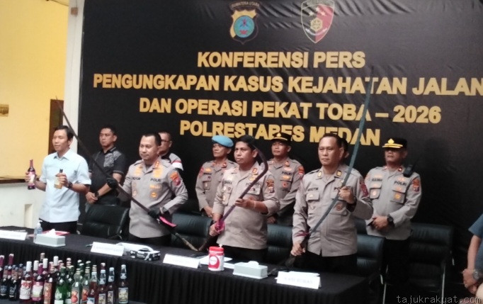 Selama 300 Hari Kerja, Polrestabes Medan Tembak 57 Orang Pelaku Kejahatan