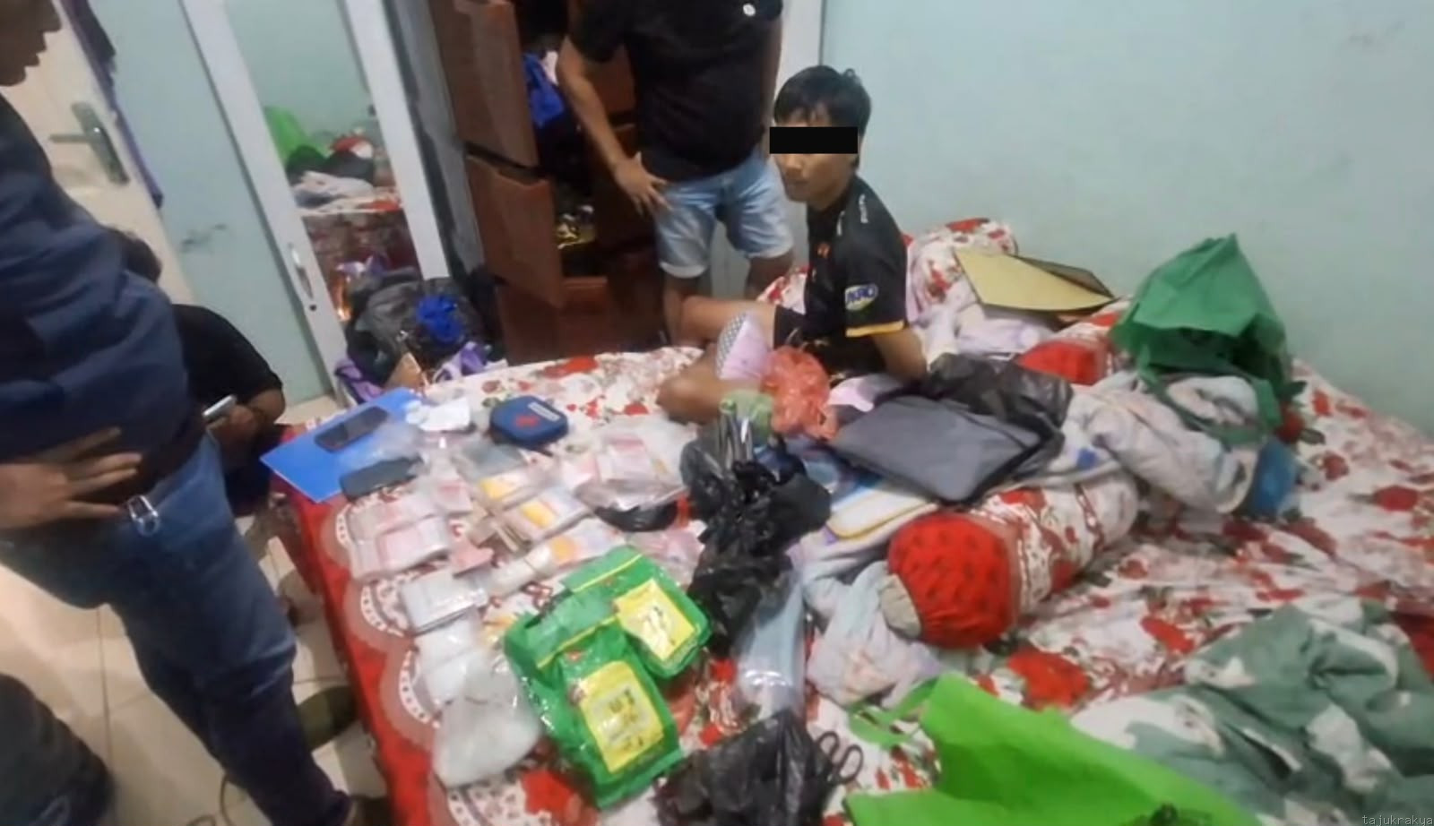 Polrestabes Medan Gerebek Gudang Narkoba di Tanjung Selamat, 3 Orang Ditangkap