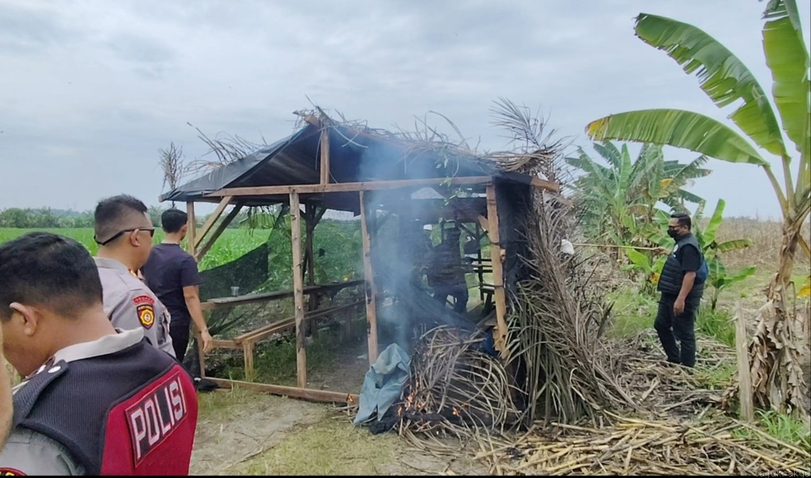 Polres Binjai Bakar Barak Narkoba yang Lokasinya dekat TPA