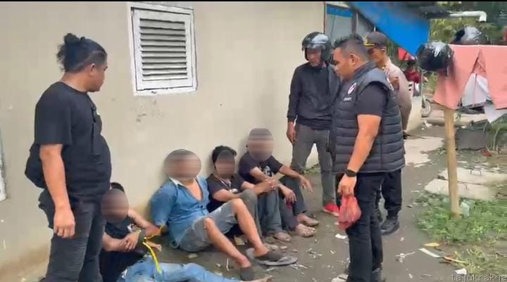 4 Orang Pelaku Narkoba di Marelan tak Berkutik saat Ditangkap