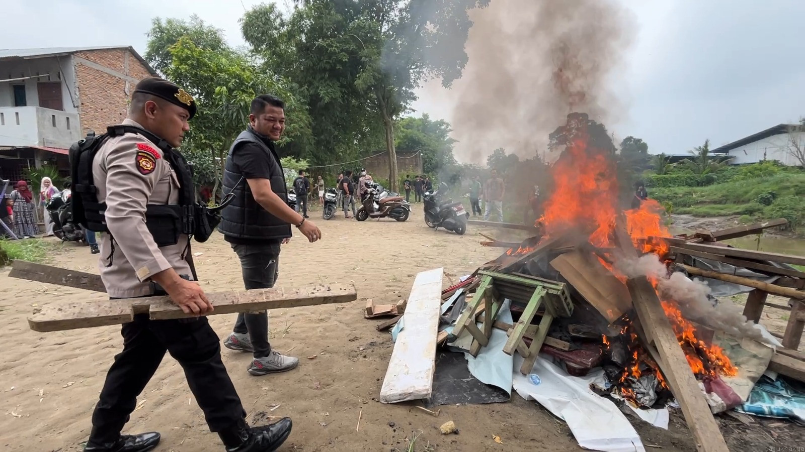 Sarang Narkoba Gang Pantai Medan Digerebek Polrestabes Medan, Sabu dan Ganja Disita