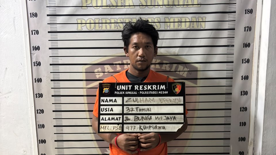 Polsek Sunggal Ringkus Maling yang Bobol Apotek di Medan Selayang, 2 Pelaku Lain Diburu